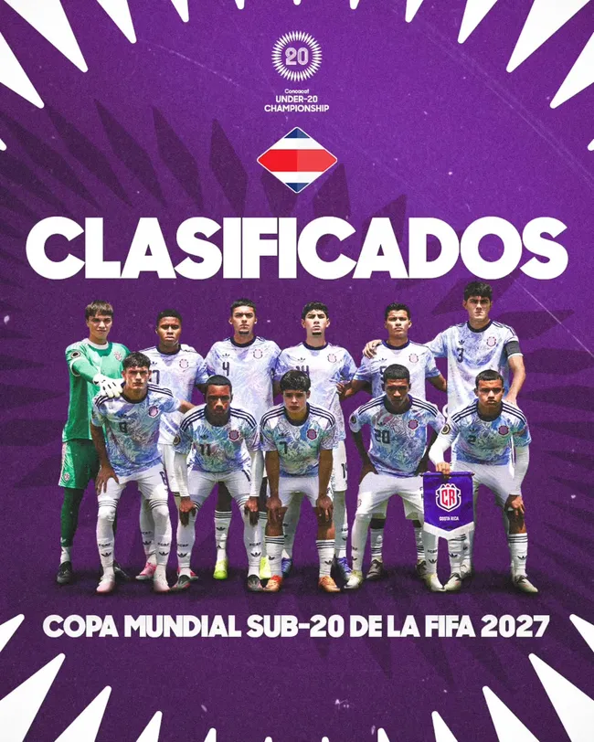 Costa Rica ya está en el Mundial Sub-20 2027. (Concacaf)