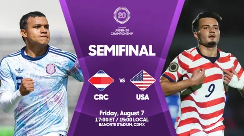 Costa Rica y Estados Unidos juegan una de las semifinales.
