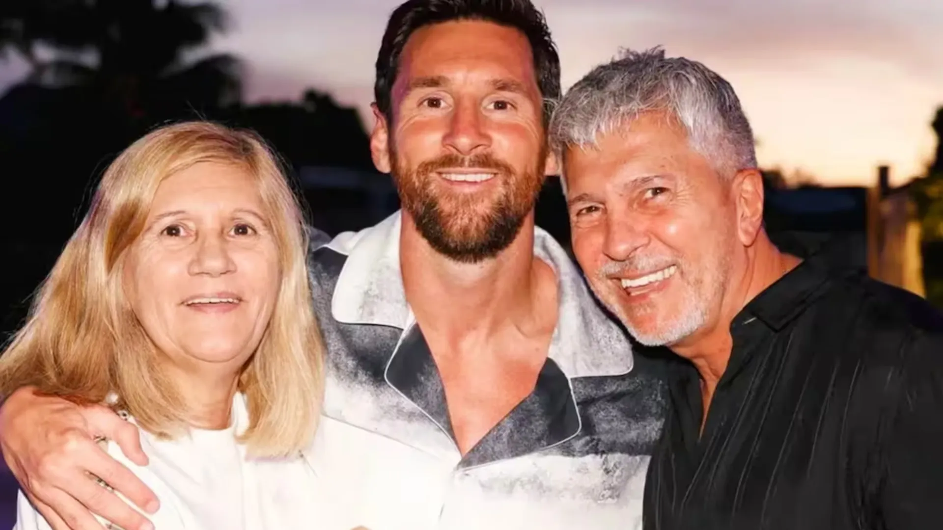 Celia, Lionel y Jorge Messi. (Instagram)