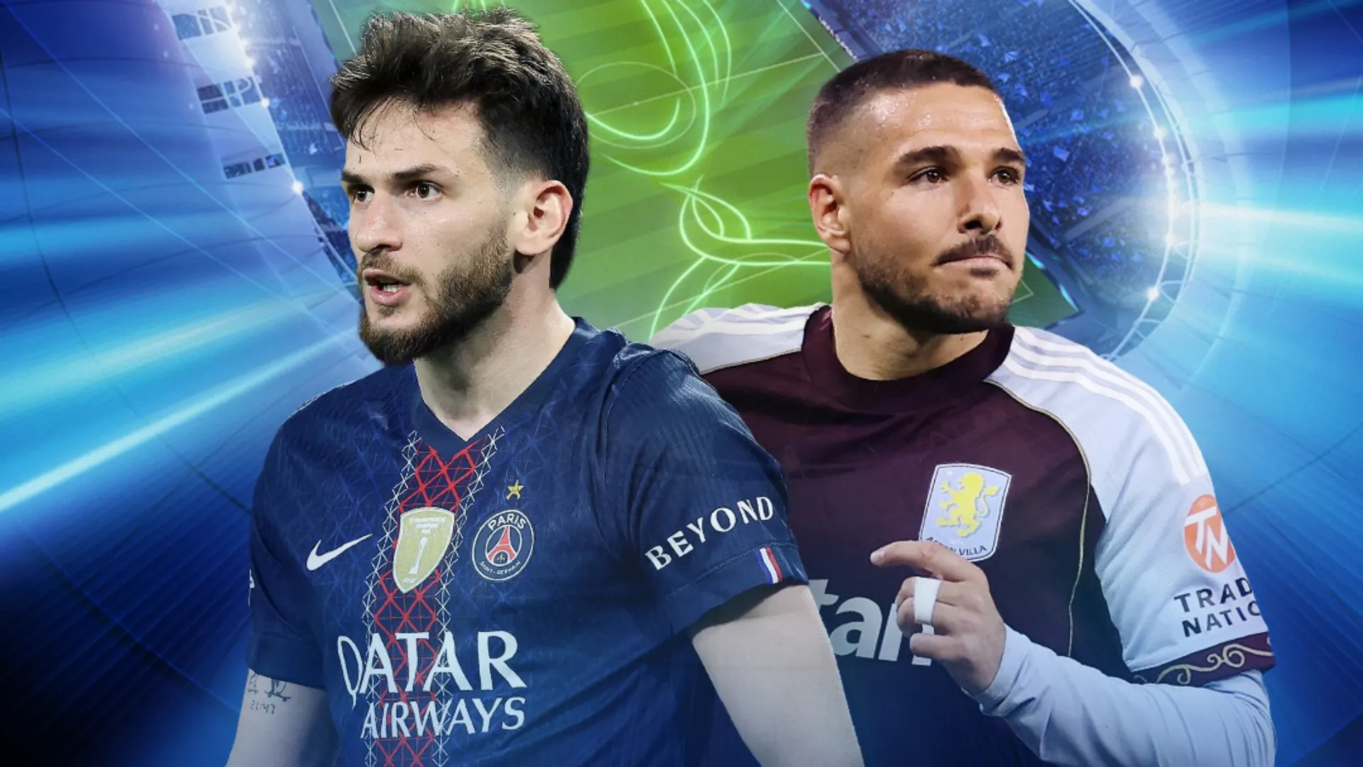 PSG vs. Aston Villa disputan la Supercopa. (Getty Images)