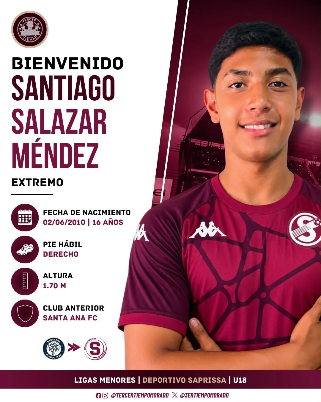 Santiago Salazar Méndez. (@TercerTiempoMorado)