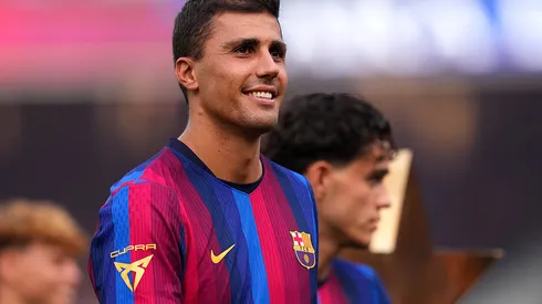 Rodri Hernández ya fue presentado en el culé pero no estará ante Elche.