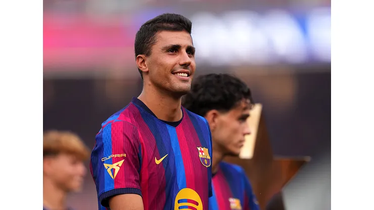 Rodri Hernández ya fue presentado en el culé pero no estará ante Elche.
